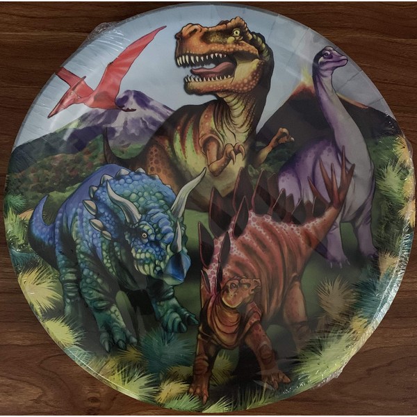 Dinosaur Paper Plates - 18 count