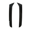 2 Pcs Rear Window Spoiler Glossy Black Left Right Side