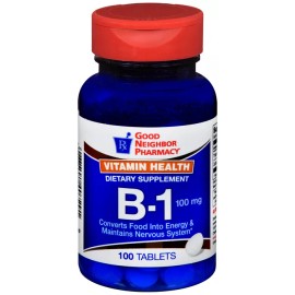 GNP Vitamin B-1 100mg Tablets 100 Tablets  X  3