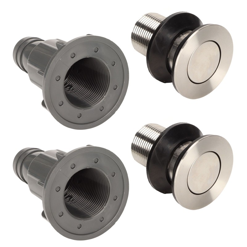 2 Pcs Bathroom Sink Stopper Stainless Steel Wash Basin Drain