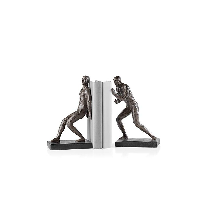 Torre & Tagus Athletic Resin Men Bookends Set of Two,