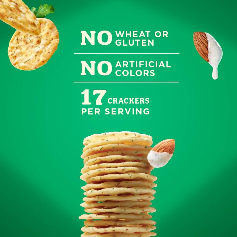 Blue Diamond Almond Nut Thins Cracker Crisps, Country Ranch, 4.25