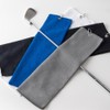 4 Packs Tri Fold Microfiber Towels Set Microfiber Fabric Waffle