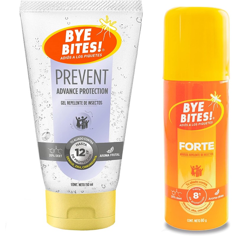 Duopack Repelente de Insectos Repelente Prevent Gel, 12 hrs de
