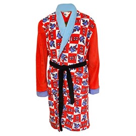 Underboss Mens Mr. Krabs Adult Plush Robe (Large/X-Large)