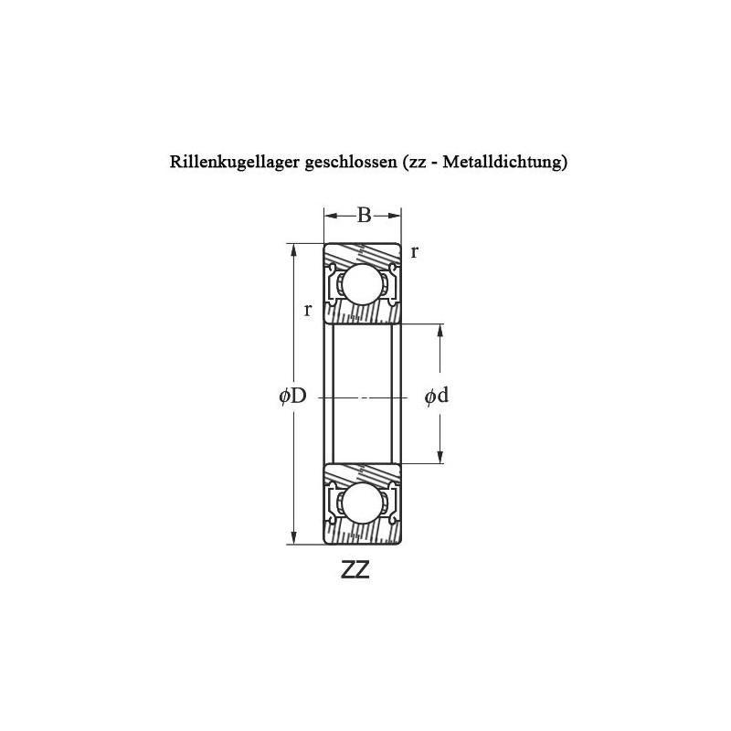 SKF 6200 ZZ (2Z) Ball Bearings for 10mm Shaft (10mm