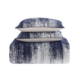 Vince Camuto Lyon Blue Queen Comforter Set