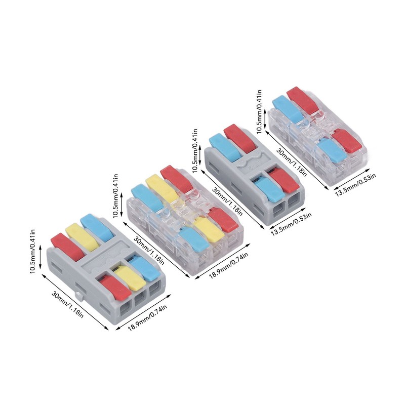 50 Pcs Quick Wire Connector 2 3 Circuit Inline Splices