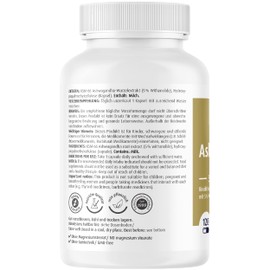 ZeinPharma Ashwagandha Extract 120 Capsules 500 mg - Ashwagandha Root Extract High Dose with 5% Withanolide, Sleep Berry from India, Dietary Supplement Plant-Based, Laboratory Tested