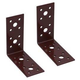 Angle Corner Bracket L-Shape Brace Fastener Plate 90mm x 90mm x 40mm 2PK