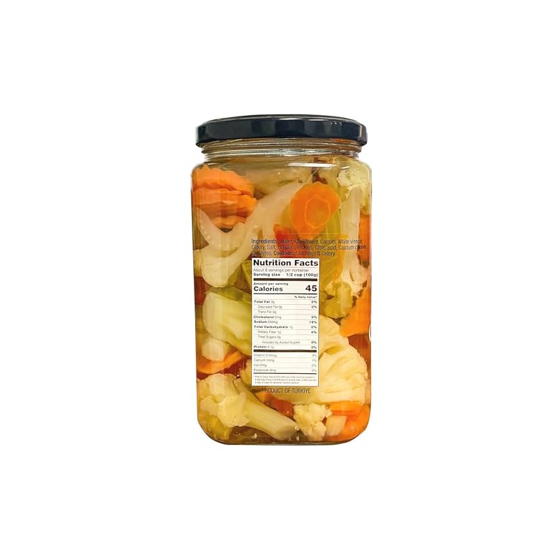 Eastern Feast - Mild Giardiniera, 28 oz (830g) Pickled Mixed