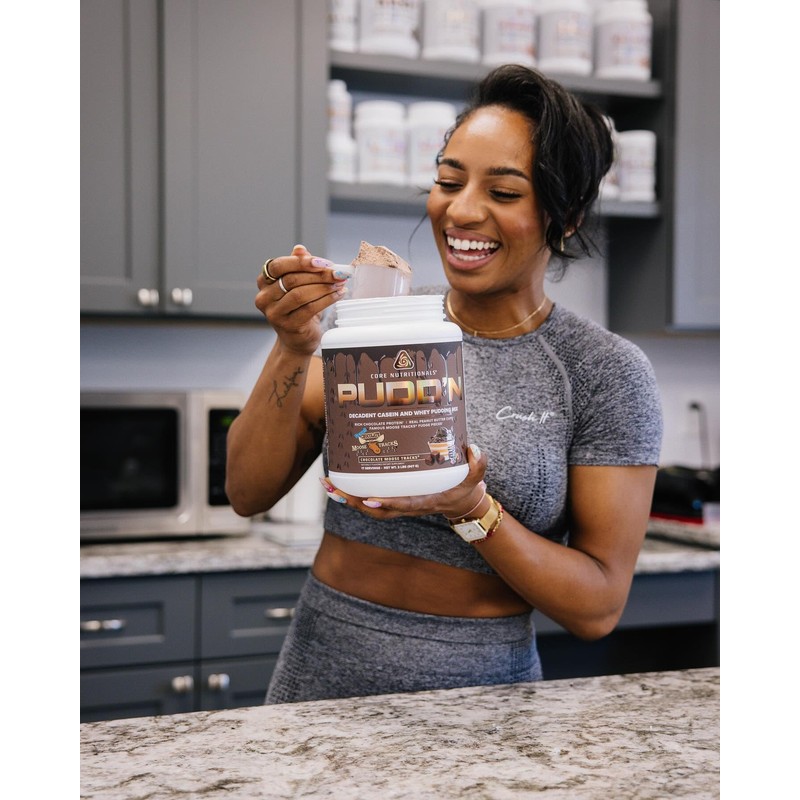 Core Nutritionals Pudd'n, Decadent Protein Pudding Mix, Full Disclosure Casein