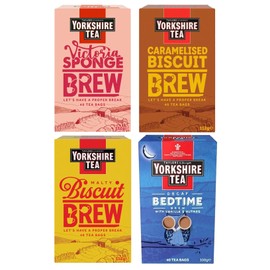 Yorkshire Tea Variety Pack x40 Tea Bags (Pack of 4, Total 160 Tea Bags)
