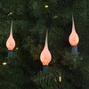 Konictom Flicker Flame Candle Light Bulbs,Silicone Replacement Bulbs for Country