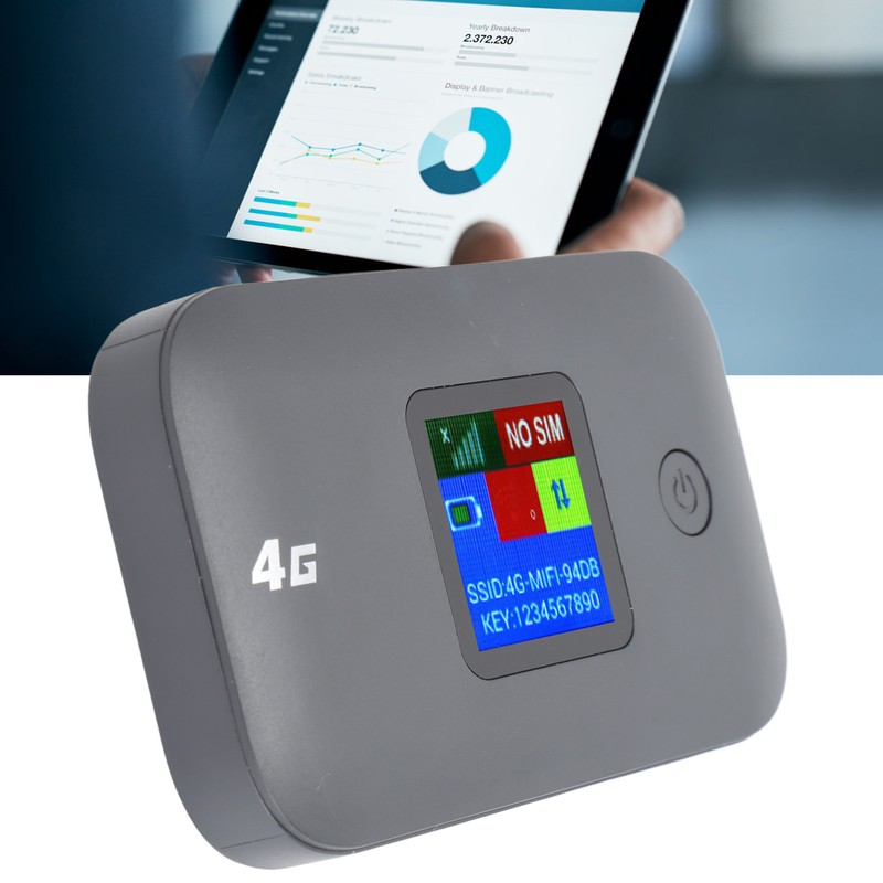 4G WiFi Mobile Hotspot 300Mbps Connects Up to 10 Devices