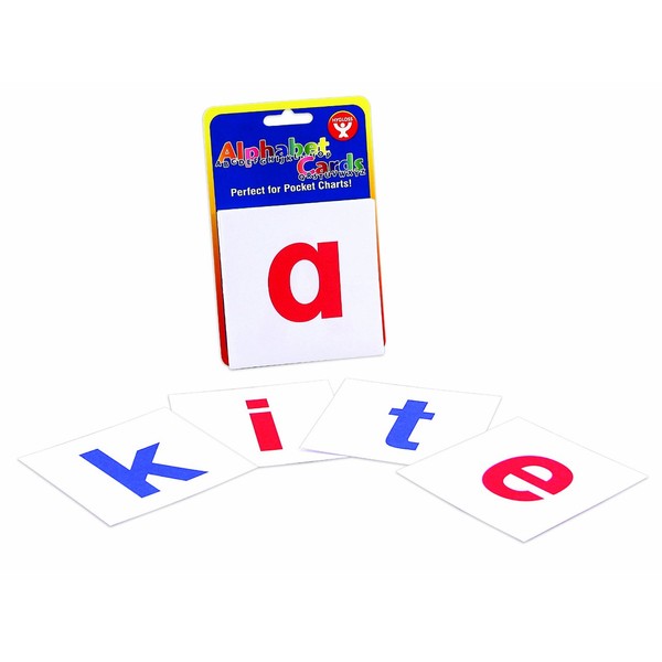 Hygloss Alphabet Cards, A-Z Lower Case Letters