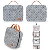 Bosidu Hanging Toiletry Bag for Women, Large Capacity Waterproof Travel