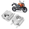 Akozon Motorcycle Handlebar Riser Mount Clamp Adapter - 22 mm