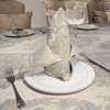 TOPLUXE Cloth Napkins Set of 4, Napkins Reusable 45x45cm, Dining