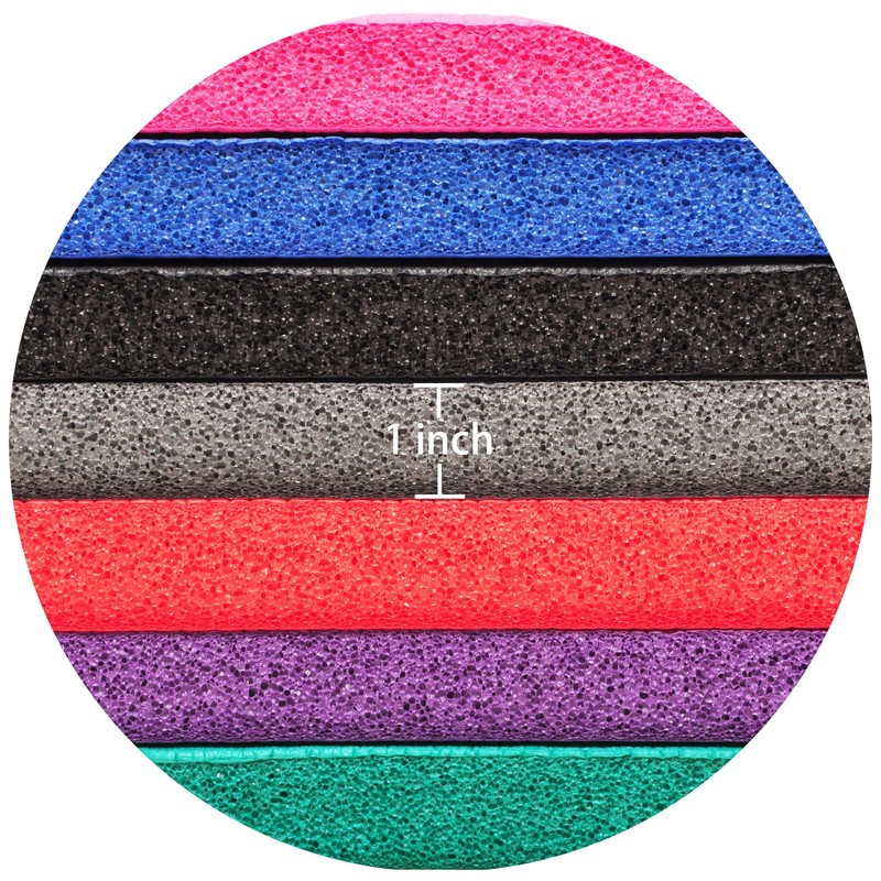 Fitvids 1-Inch Extra Thick High Density Anti-Tear Exercise Yoga Mat