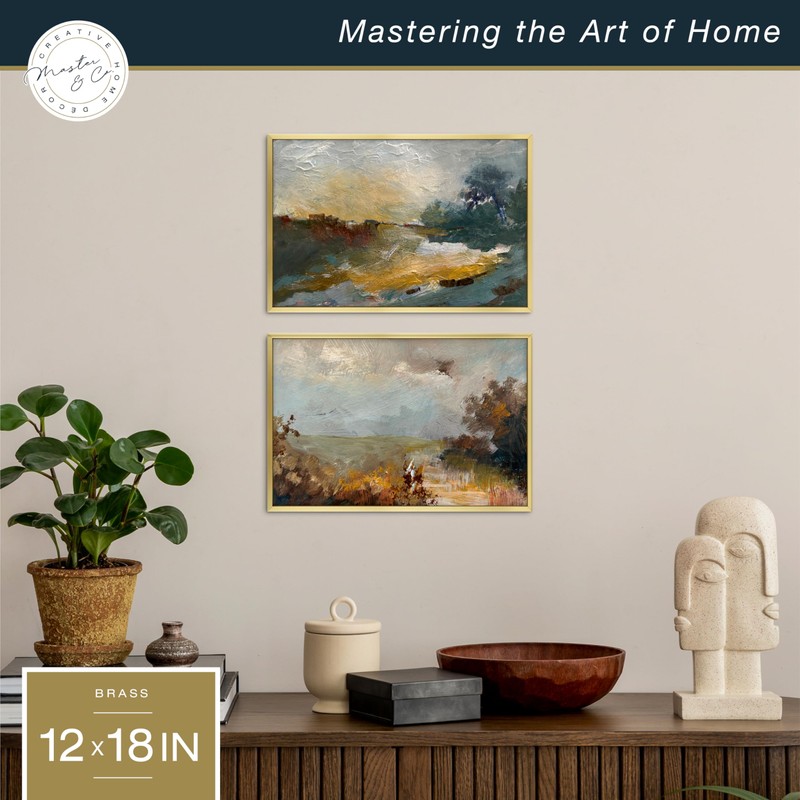 MCS Foundry Metal 12x18 Brass Gallery Wall Frame (2-Pack)