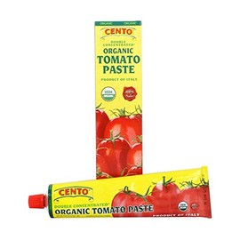 Cento Organic Double Concentrated Tomato Paste in a Tube 4.56 0z - Pack of 4
