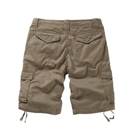 Match Men's Twill Comfort Cargo Short Without Belt #S3612 (Label Size 4XL/40 (US 38), Light Khaki)
