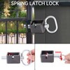 HOJLKLD Spring Latch Lock, Heavy Duty Weld-On Spring Loaded Latch