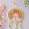 Tree of Life Crystal Suncatcher with Rose Quartz, Crystal Decor