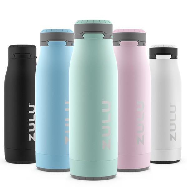 Zulu Ace 18oz Vacuum Insulated Stainless Steel Water Bottle with