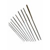 Proops Set of 10 Clock Clockmakers Cutting Broaches 0.8mm -