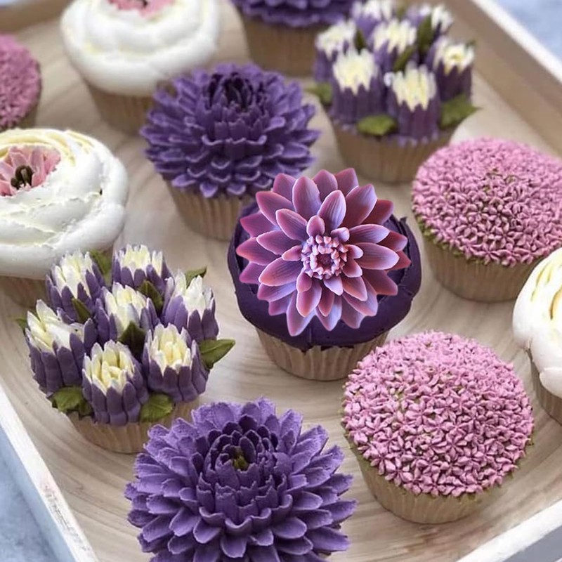 MINFEIDMS Flower Silicone Molds Daisy Flower Fondant Silicone Molds For