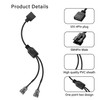 GINTOOYUN 4 PCS 1 to 2 ARGB Splitter Cable 12V