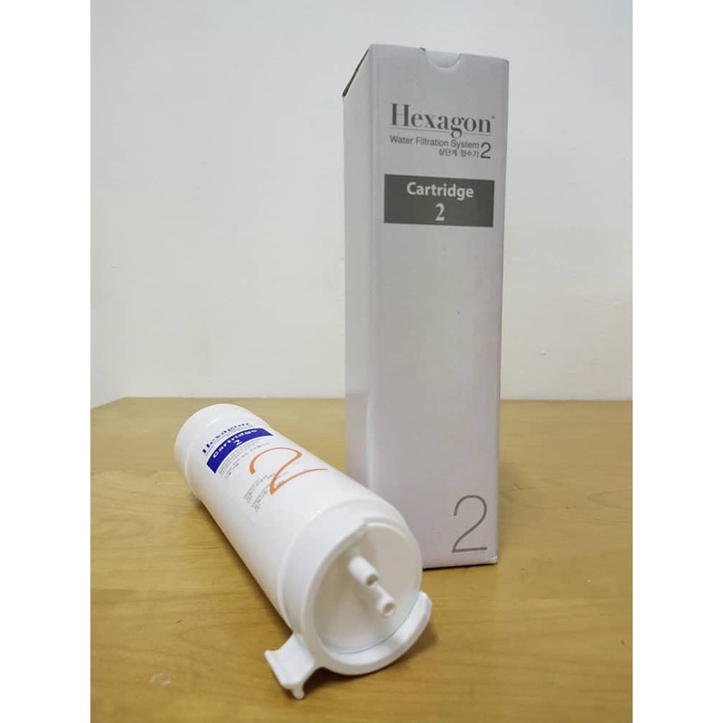 Valued Hexagon Alkaline Water Filtration System 2 Cartridge 2