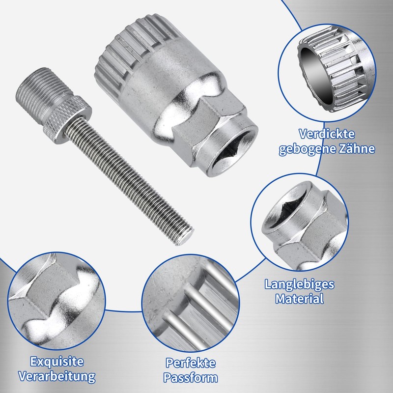 Bicycle Bottom Bracket Remover, Tool Crank Puller Remover, 24 mm
