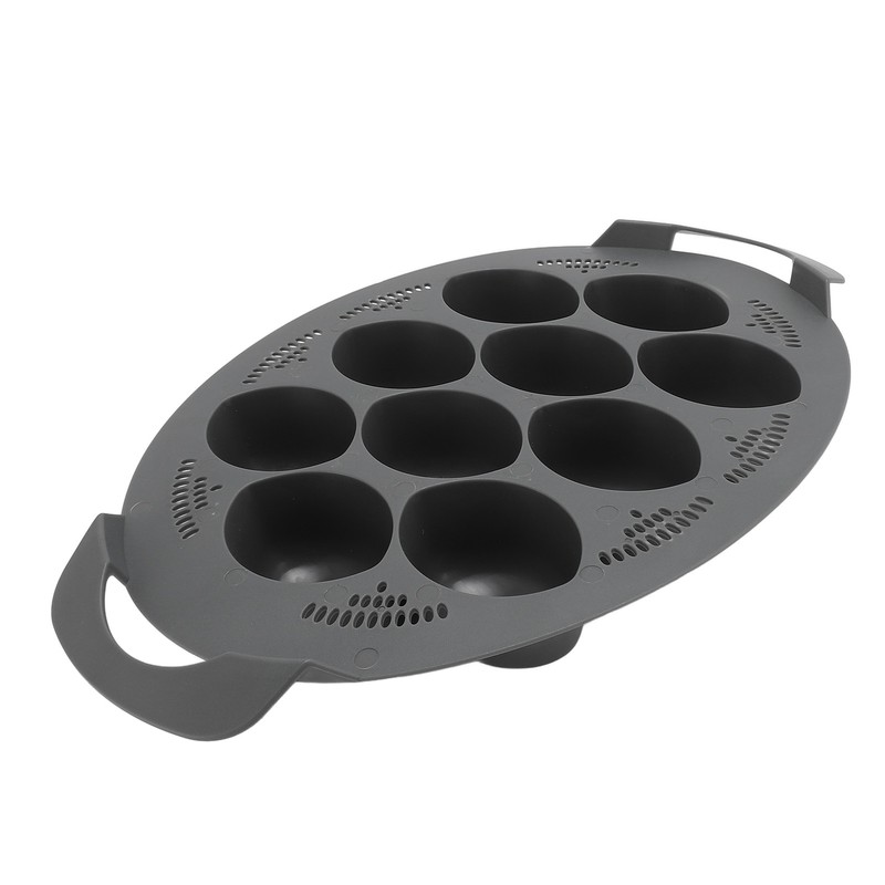 10 Holes Egg Poacher Insert Easy Release Portable Multifunctional Egg