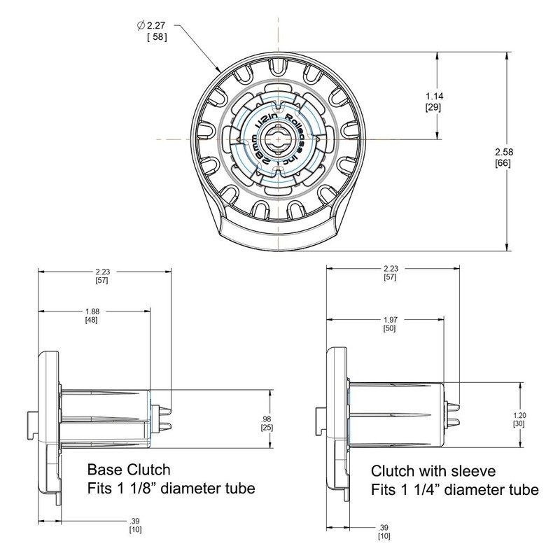 Rollease Skyline SL15 Roller Shade Clutch White