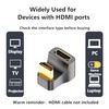 SHANFEILU U Shape HDMI 2.1 Adapter Male to Female Standard