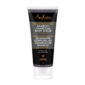 Sheamoisture Body Scrub for troubled skin Bamboo Charcoal paraben free 170 g