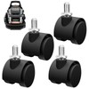 4 Pack Castor Wheels for Bissell Little Green HydroSteam Carpet