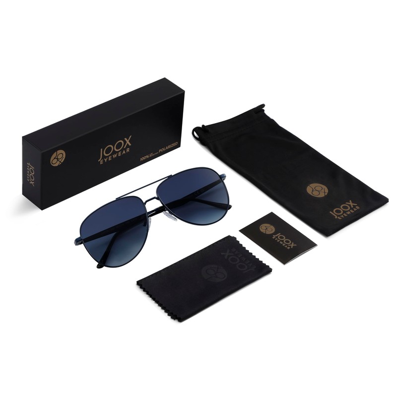 JOOX Large Aviator Sunglasses for Men and Women, UV400 Protection