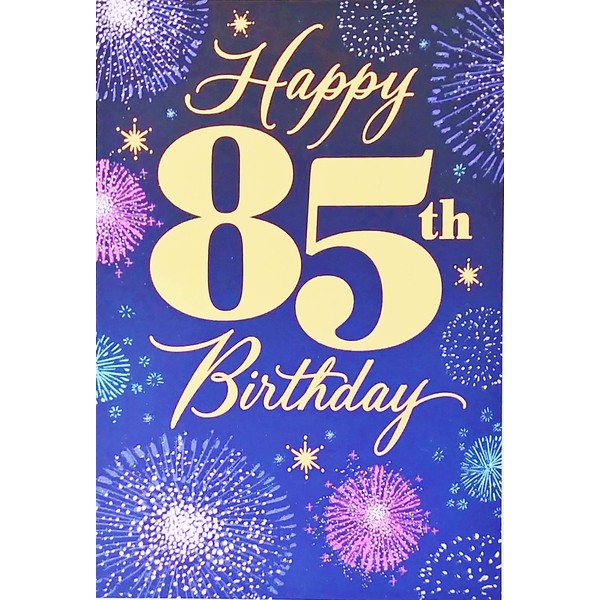 Greeting Card Happy 85th Birthday 85 Years is Really Something Special