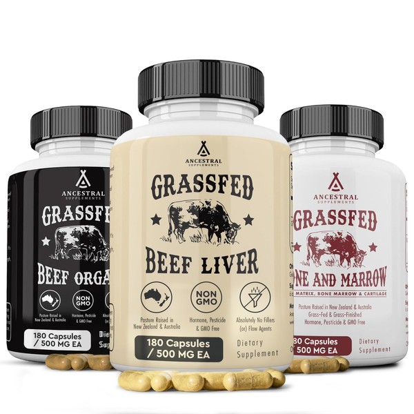 Ancestral Supplements Beef Organs and Stack Variation (Organs Starter Pack)