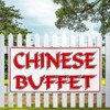 Vinyl Banner Multiple Sizes Chinese Buffet Restaurant Food Bar Restaurant