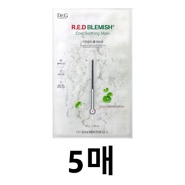 Dr.G Red Blemish Cool Soothing Mask 30g 5 sheets / 닥터지 레드 블레미쉬 쿨 수딩 마스크 30g 5매