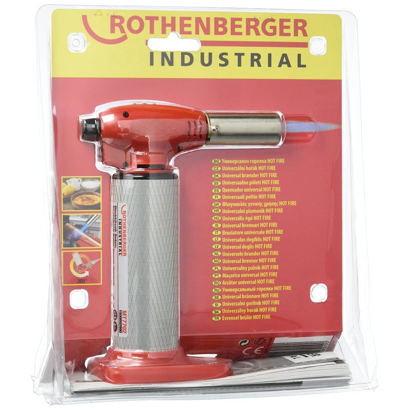 ROTHENBERGER Industrial Flame Burner, Universal Burner, Hot Fire, Creme Brulee,