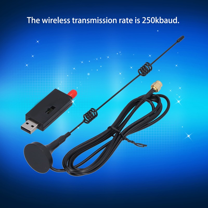 USB Analyser Board Bluetooth 2540 2.405‑2.485GHz with Shell Antenna for