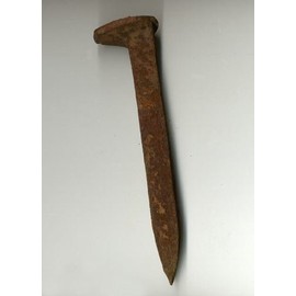 Clavo De Linea - Rail Spike Oggun Railroad Nails, Spikes Religion Yoruba IFA