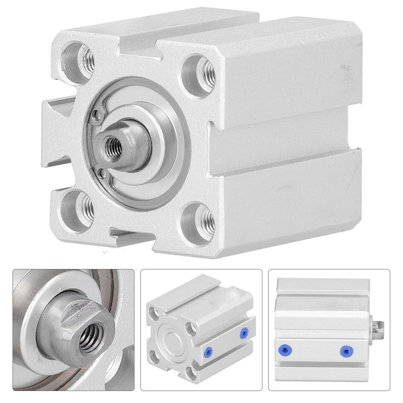 Thin Air Cylinder Aluminum Double Acting Linear Reciprocating Motion Accessories