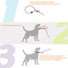 YUDOTE Slip Lead Dog Leash 5 Ft No Pull Reflective